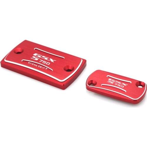 Front Rear Brake Fluid Reservoir Cover For SUZUKI GSR750 GSR 750 GSXS 750 GSXS750 GSX-S Cylinder Cap Motorcycle Cap CNC