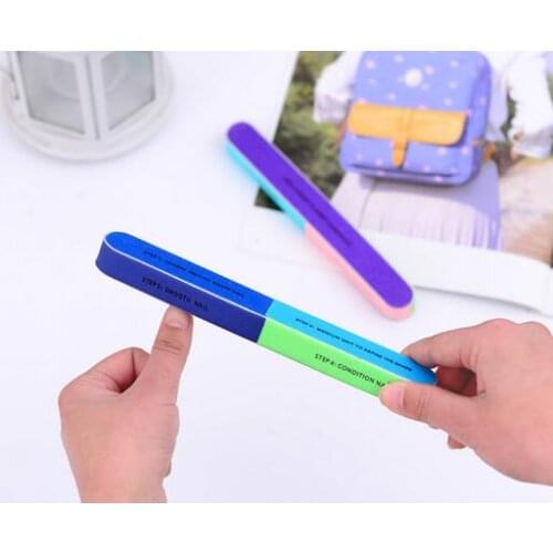 Nail Art Polisher Manicure Nail Art Tips Sanding Polish Buffer Block Shiner File