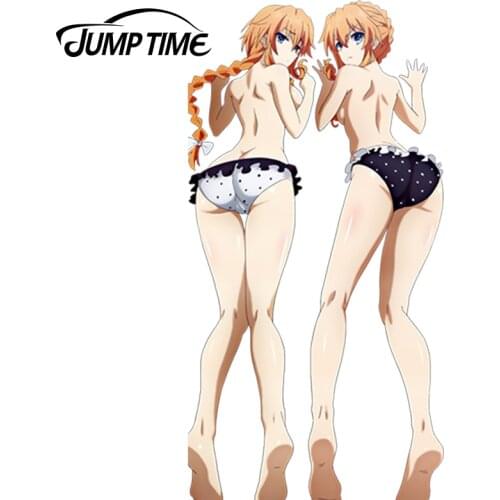 JumpTime 13cm x 6.5cm Beautiful Graphics Anime Yamai Kaguya Yuzuru Sexy Hot Girl Vinyl Car Bumper Decal