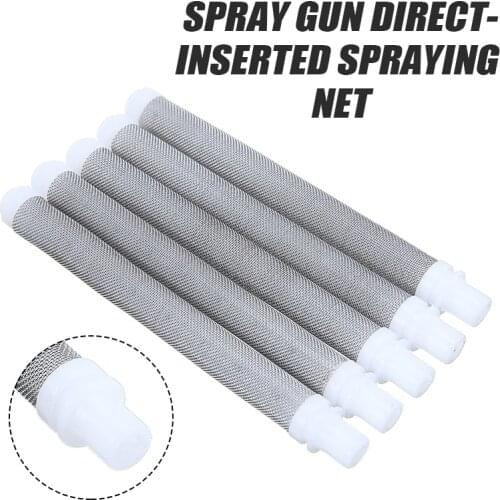 5Pcs 60 Mesh Airless Paint Spray Gun Filter Screen Elements High Quality Stainless Steel filter mesh for corrosion resistance