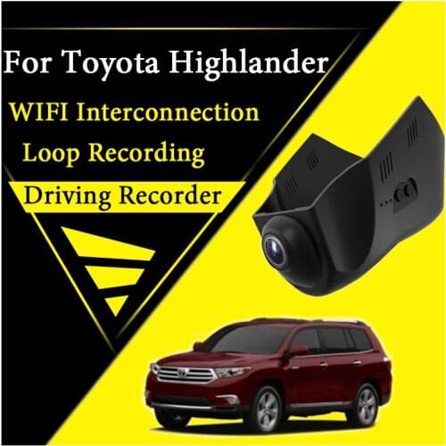 For Toyota Highlander XU50 2014~2019 Car Road Record WiFi DVR Dash Camera Driving Video Recorder