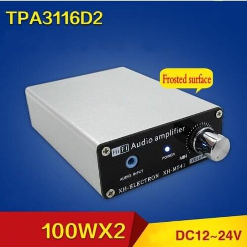 XH-M541 DC12-24V Home Audio Amplifier Power Digital TPA3116D2 Core Technology Digital Power Amplifier Board 100W*2