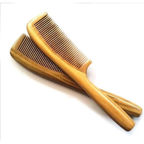2017 Ming Cheng anti-static Sandalwood comb with widen and narrow tooth wood brush Pure Nature hand made best seller