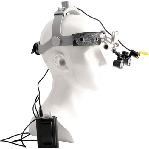 3W Dental LED Headlight with Medical Binocular Loupes