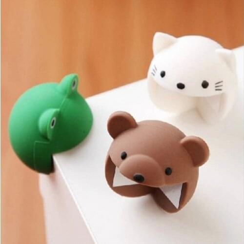 4Pcs/Lot Animal Shaped Cute Table Desk Corner Protector Cushion Baby Kids Safe Anticollision Corner Guards