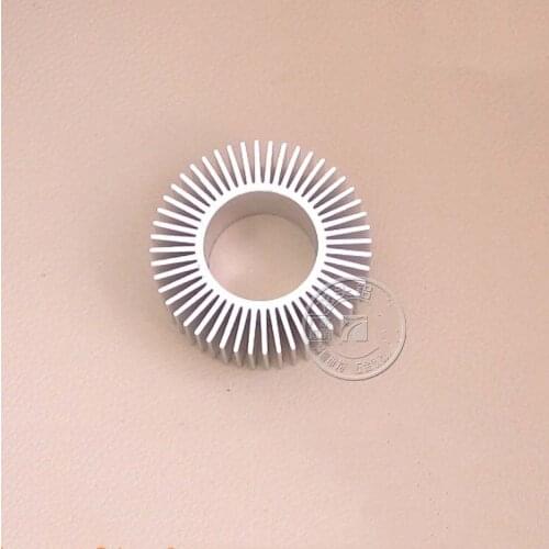 5pcs 53*27*20~90mm LED Heatsink Sunflower Aluminum Base Radiator Round Aluminum PCB Radiator LED lamp DIY High Power LED Cooler