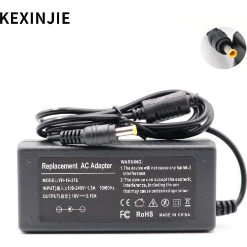 19V 3.16A AC Power Laptop Adapter For samsung R540 P460 P530 Q430 R430 R440 R480 R510 R522 R530 Series Notebook Adapter Charger