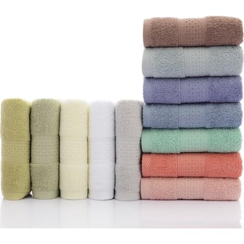 100% Cotton Towel Face Hand Bath Cloth Bathroom Quick Drying Absorbent 33*74 Home Gift