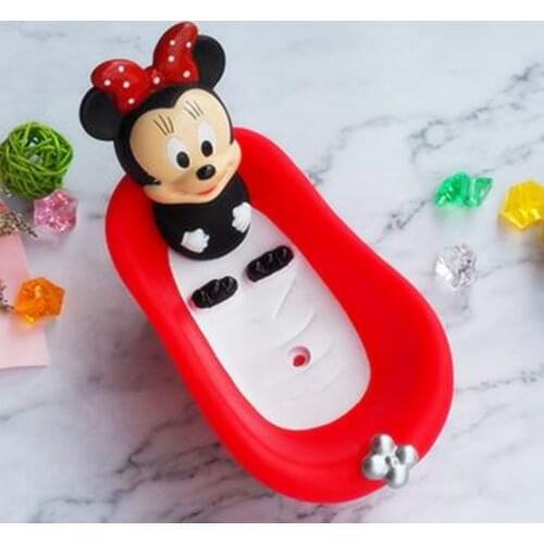 Disney Spider Man Mickey Mouse Creative Cartoon Handmade Soap Box Cute Soap Tray European-style Simple Baby Hand Soap Tray