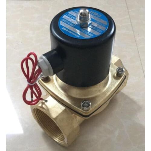 2W-50 Electric Solenoid Valve Water Air NC 2" DC12V DC24V AC110V AC220V