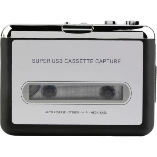 Tape to PC Super USB Cassette-to-MP3 Converter Capture Audio Music Player NEW