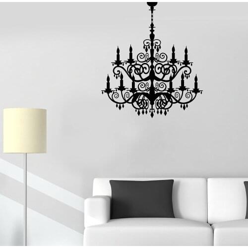 Chandelier Room Decoration Lighting House vinyl wall decal sticker home decor diy art mural wallpaper