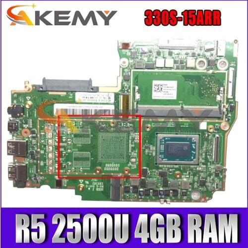 Akemy For Lenovo Ideapad 330S-15ARR Laptop Motherboard 5B20R27416 R5 2500U 4GB RAM DDR4 100% Test