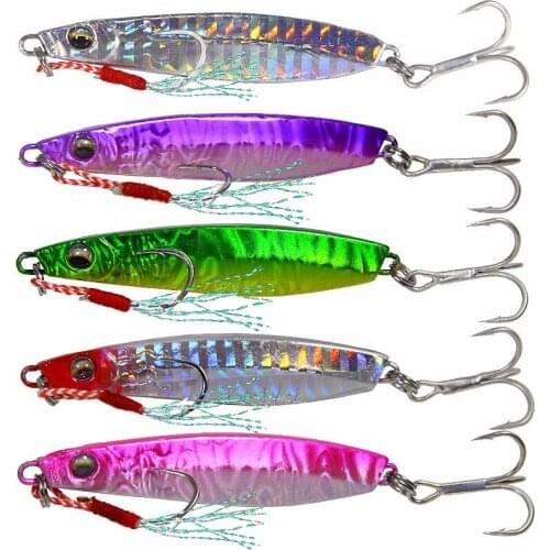 Metal Jig Fishing Lures 2020 Bass Weights 18-45g Fish Bait Jigging Lure Fishing Jigs Set Pesca Saltwater Lures Isca Artificial