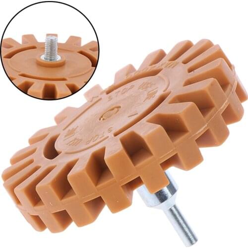 New 4 inch Universal Rubber Wheel For Remove Car Glue Adhesive Sticker Auto Repair Paint Tool High quality