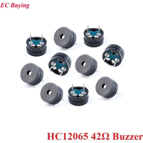 10pcs HC12065 42Ω Passive Buzzer Electromagnetic Speaker Split 12*6.5MM 12*6.5MM 42ohms 42 ohms