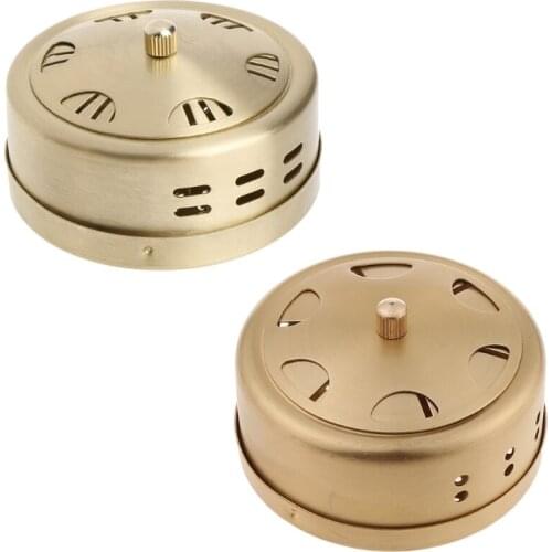 Portable Copper Acupuncture Moxa Box Moxibustion Therapy Moxa Stick Burner Box
