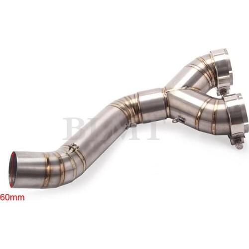 Motorcycle Exhaust Middle Link Pipe Escape Connection Pipe System For BMW S1000RR S 1000 RR 2008-2016 Slip-on