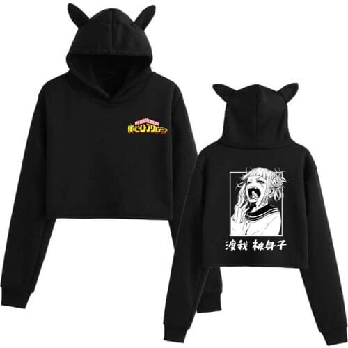 Harajuku My Hero Academia Character Himiko Toga Sweatshirt Women Hoodie Anime Funny Sweatshirt Tops