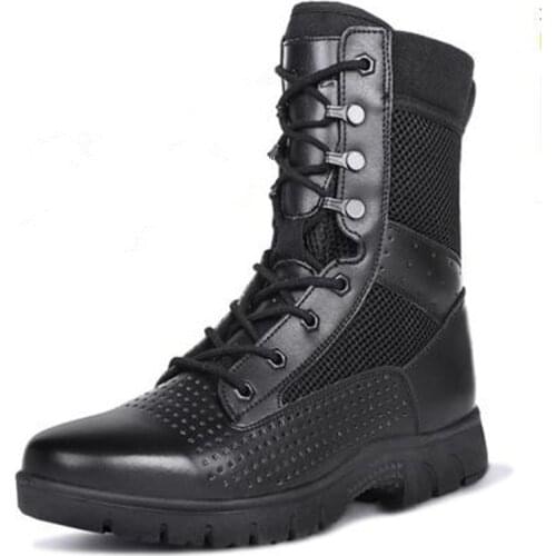 Outdoor sports tactical military men boots wear-resistant shoes for hiking climbing camping boots 38--46