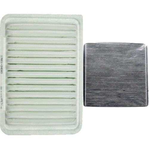 Air Filter Cabin Filter 17801-28030 87139-30040 2pcs Set For Toyota Camry 2.0/2.4/2.5 Model 2006-2011 Car Accessories Filter