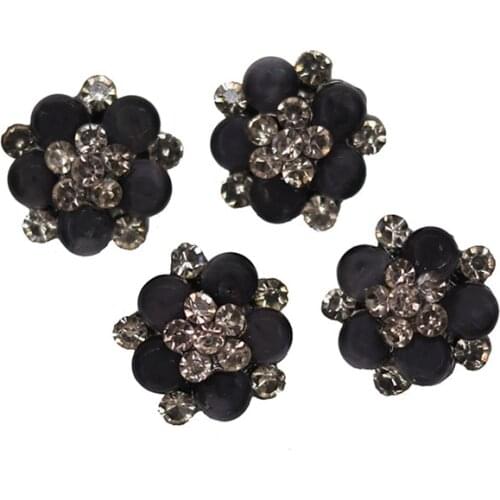 Good quality 16mm metal rhinestones button with sweater coat decoration button accessories DIY 1Pcs/Lot SP-0124