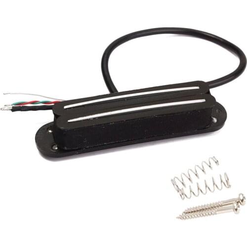 1x Dual Humbucker Rail Electric Guitar Neck Pickup for Strat Stratocaster Hot