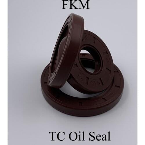 30*48*8 30x48x8 30*50*7/8/10/11 30x50x7/8/10/11 Fluoro FKM Fluorine Rubber Spring 2 Lip TC Gasket Radial Shaft Skeleton Oil Seal