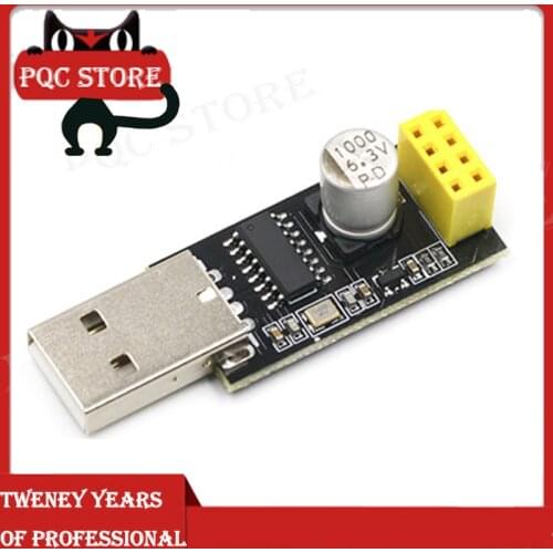 ESP01 Programmer Adapter UART GPIO0 ESP-01 Adaptaterr ESP8266 USB to ESP8266 Serial Wireless Wifi Developent Board Module