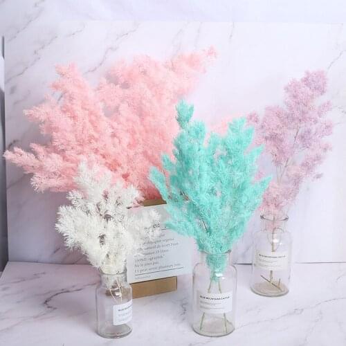 90g Artificial Plants Greens Tree Pine,Planten Handicraft Table Centerpieces Cute Pink Room Gazebo Wedding Decor Home Essentials