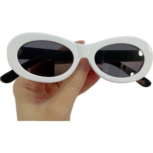 Classic Oval Sunglasses Women Men Vintage Brand Design Goggle Sun Glasses With Box UV400 Oculos De Sol