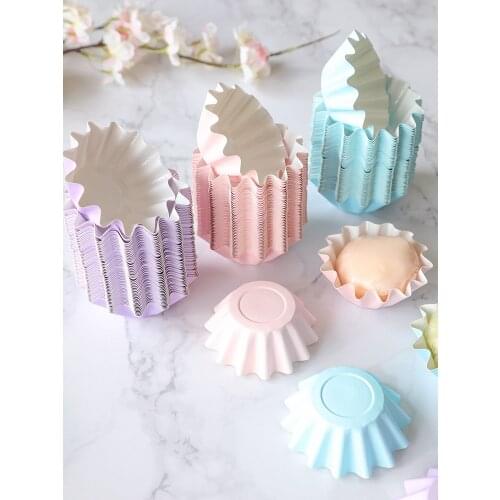 Macaron Cupcake Paper Cups Cupcake Liner Baking Muffin Box Cup Case Party Tray Cake Decorating Tools Happy Birthday Party Decor