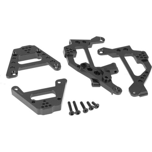 Aluminum Alloy Multi-hole Front Rear Suspension Bracket Shock Absorber Fixing Mount Holder for AXIAL SCX10 III AXI03007 Parts