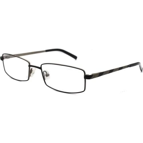 New Eyeglasses Frames Eyewear Black Ellipse Metal Reading Men and Women Vintage Prescription Fashion ZX260039