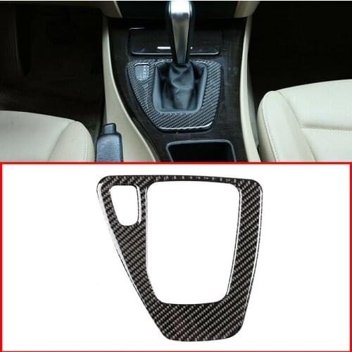 Carbon Fiber Gear Shift Panel Cover For BMW 3 Series E90 E92 E93 2005-2012