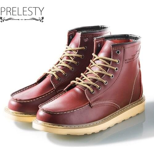Мужские классические ботинки Prelesty China At AliExpress