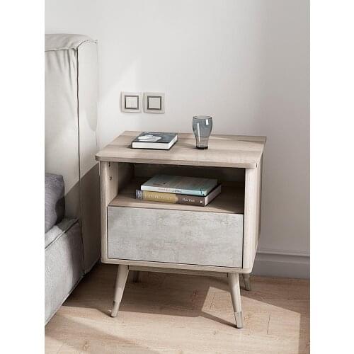 Nordic Bedside Table Modern Minimalist Bedroom Furniture Storage Cabinet Drawer Storage Cabinet Fashion Bedside Cabinet