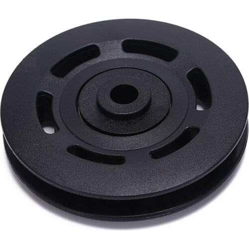 Universal 50mm/90mm/100mm Diameter Wearproof Nylon Bearing Pulley Wheel Cable Gym Fitness Equipment Part