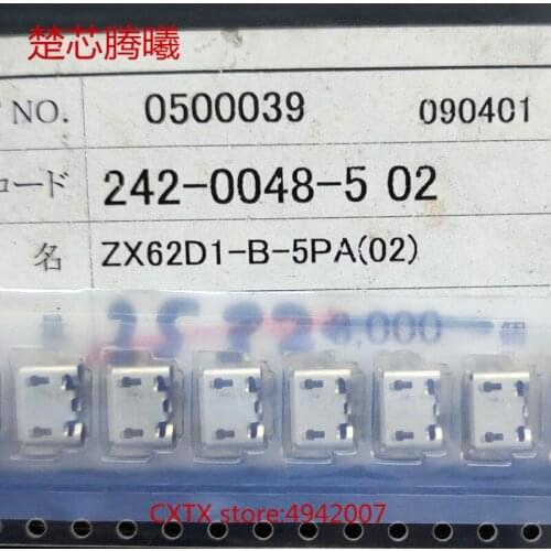 CHUXINTENGXI ZX62D1-B-5PA For USB Socket Mobile phone charging port USB Cell phone data connection socket