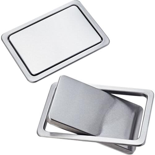 Stainless Steel Recessed Built-in Balance Swing Flap Lid Cover Trash Bin Garbage Can Kitchen Counter Top