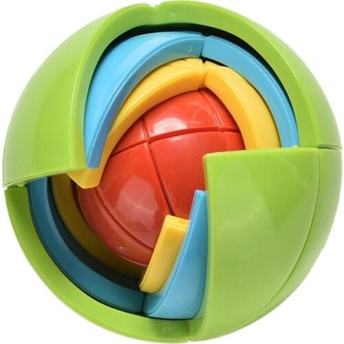 YKLWorld Children 3D Magic Intellect Puzzle Maze Ball Puzzle Game Brain Teaser Educational Kid IQ Training Learning Toy Gift (S8