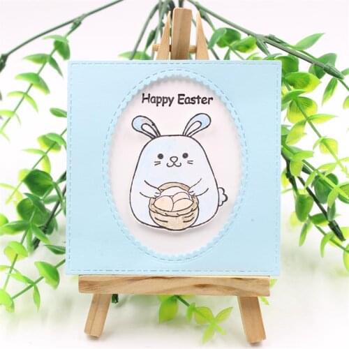 YPP CRAFT Happy Easter Transparent Clear Silicone Stamps for DIY Scrapbooking/Card Making/Kids Christmas Decoration Supplies 158