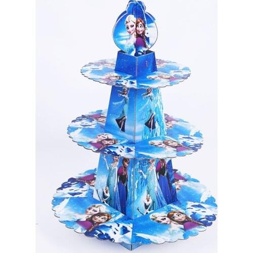 10 Kids Frozen Princess Disposable Tableware Happy Birthday Party Supplies Festival Decoration Event Favor Gender Reveal Girls
