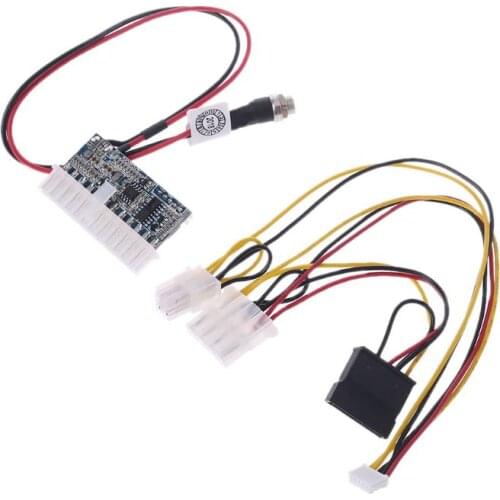 24Pin 160W DC 12V Pico ATX Switch PSU Car Auto Mini ITX High Power Supply Module