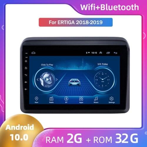 Android 10 Quad Core ROM 32GB Car Radio Autoradio Wifi For Suzuki Ertiga HD big screen Google store Android car GPS navigation