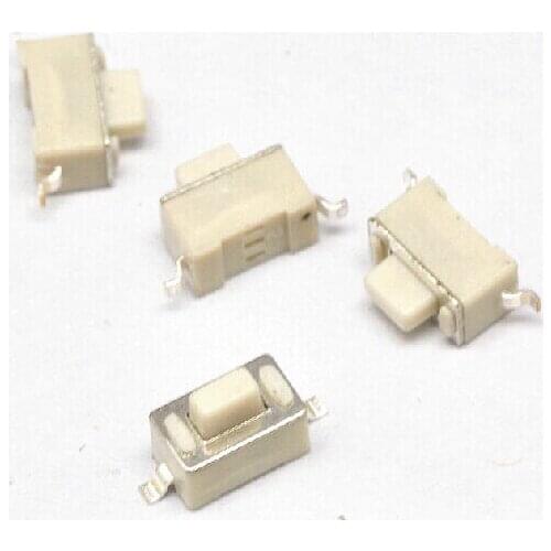 Free shipping (500Pcs/lot) Wholesale SMD 2 Pins 3mm*6mm*5mm Snap-in Micro Push Button Tactile Tact Momentary Electronic Switch