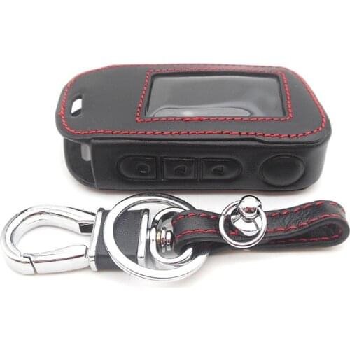 For Starline A93 Car Key Case Anti-Theft Remote Control Leather Holster Protective Cover
