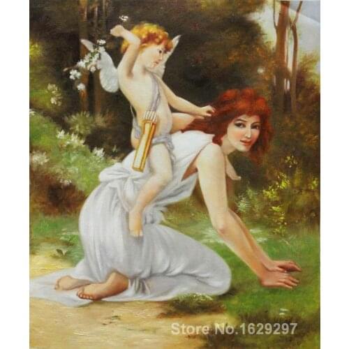 Cupids Folly Paintings by Guillaume Seignac impressionist art High quality Hand painted