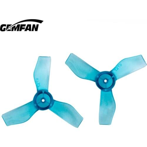 Gemfan 31mm 1219 1.2X1.9X3 3-blade PC Propeller 0.8mm for RC FPV Racing Freestyle Tinywhoop Mobula6 Drones 0703 0804 1103