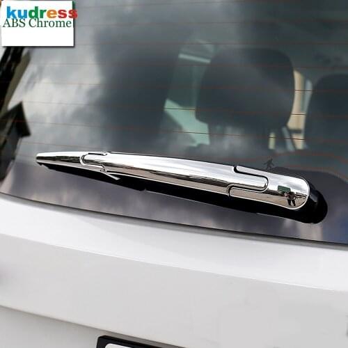 For Jeep Renegade 2014-2017 2018 2019 ABS Chrome Rear Windscreen Wiper Protection Garnish Cover Trim Sticker Carstyling